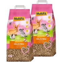 MultiFit Litière bois naturelle 2x11 kg