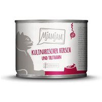 MjAMjAM nourriture humide pour chat adulte 6x200 g Dinde et cerf