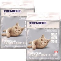 PREMIERE Excellent Klumpstreu Pure, ohne Duft 2x12 kg