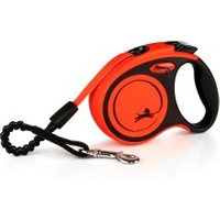 Flexi XTREME Gurt-Rollleine orange/ schwarz XS, 3 m