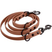 bio-leine Biothane Führleine verstellbar braun/ caramell 2 m