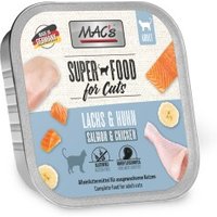 MAC's Nourriture humide chat adulte Saumon et poulet 16x100 g