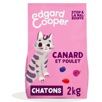 Edgard & Cooper Croquettes Canard & Poulet Chat Junior 2 kg