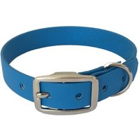 bio-leine 21-30cm HU Biothane Halsband hellblau 46 cm, 56 cm