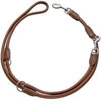 Hunter Verstellbare Führleine Round & Soft braun M-L