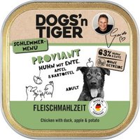 Dogs'n Tiger Proviant Schale Huhn & Ente 10x150 g
