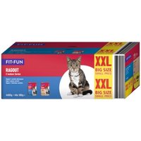 FIT+FUN Ragout Wielopak XXL 44 x 100 g Wybór produktów z rybą