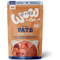 WOW Cat Adult 12x125 g Huhn & Lachs