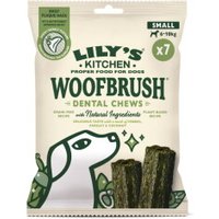 LILY'S KITCHEN Woofbrush friandises à mâcher pour l’hygiène dentaire pour les petits chiens 7x22 g