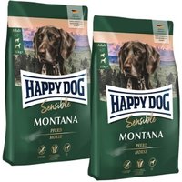 HAPPY DOG Sensible Croquettes Chien Adulte, Montana 2x10 kg
