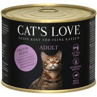 CAT'S LOVE nat kattenvoer Adult Vis en kip 24x200 g