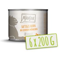 MjAMjAM nourriture humide pour chat adulte Poulet aux carottes 6x200 g