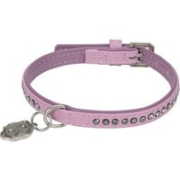 MORE Deluxe Halsband Strass rosa XXS