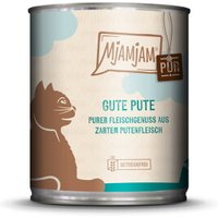 MjAMjAM nourriture humide pour chat adulte, pur plaisir de viande 6x800 g Dinde