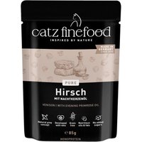 Catz finefood nourriture humide chat Pure Adulte Cerf 32x85 g
