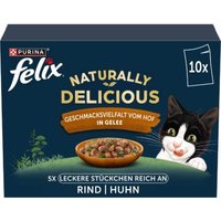 Fressnapf Aktion 20% Rabatt auf Felix Naturally Delicious 10x80g
