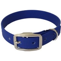 bio-leine 21-30cm HU Biothane Halsband dunkelblau 52 cm, 62 cm