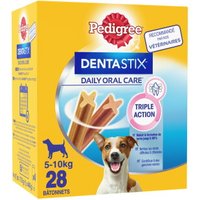 Pedigree Dentastix Bâtonnets hygiène bucco-dentaire pour petit chien 28 pcs 440 g