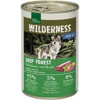 REAL NATURE WILDERNESS nourriture humide chien, adulte, Deep Forest, sanglier avec cerf 6x400 g