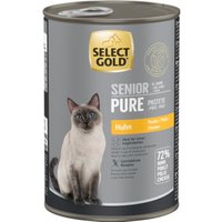 SELECT GOLD nourriture humide chat senior Acceptation Poulet 12x400 g