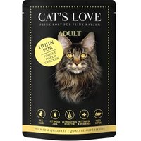 CAT'S LOVE nat kattenvoer Adult in gelei Kip puur 24x85 g