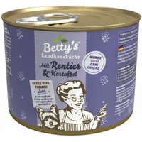 Betty's Landhausküche mit Rentier & Kartoffel 6 x 200g für Hund