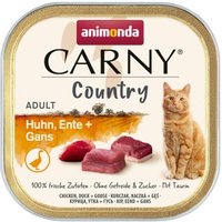 animonda Carny Nassfutter Katze Adult Country Huhn, Ente, Gans 64x100 g animonda Carny Nassfutter Katze Adult Country Huhn, Ente, Gans 64x100 g