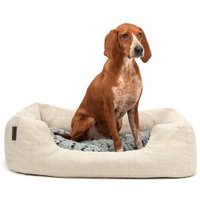 Lionto Hundebett mit Wendekissen meliert M