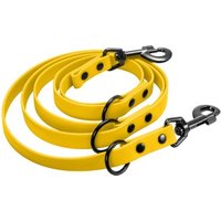 bio-leine Biothane Führleine verstellbar gelb 2 m