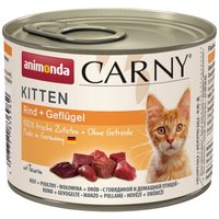 animonda CARNY Kitten 6 x 200 g Bœuf et volaille