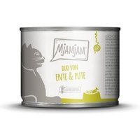 MjAMjAM Nassfutter Katze Adult, Duo 6x200 g Ente und Pute MjAMjAM Nassfutter Katze Adult, Duo 6x200 g Ente und Pute