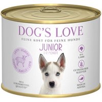 DOG'S LOVE Junior Lam met pompoen 6x200 g