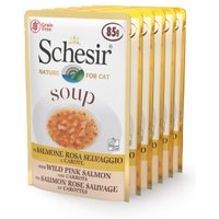Schesir Suppe 6x85g Wildlachs mit Karotten