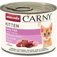 animonda Carny Nassfutter Katze Kitten, Baby-Paté 24x200 g animonda Carny Nassfutter Katze Kitten, Baby-Paté 24x200 g