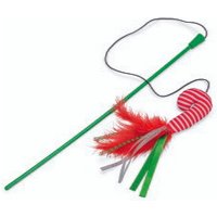Beeztees Świąteczna Wędka dla kota Laska Cukrowa 40cm