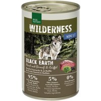 REAL NATURE WILDERNESS Adult Black Earth Rind mit Strauß & Büffel 6x400 g
