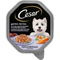 Cesar Bogactwo ogrodu Jagnięcina, marchew i kolendra 4x150 g