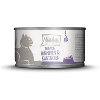 MjAMjAM nourriture humide pour chat adulte, Duo 6x100 g Poulet et lapin