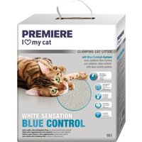 PREMIERE White Sensation – Blue control Litière agglomérante 10 l