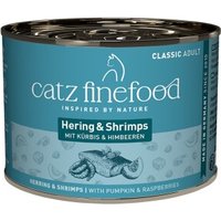 Catz finefood Nassfutter Katze Classic Adult No. 13 Hering und Shrimps 24x200 g
