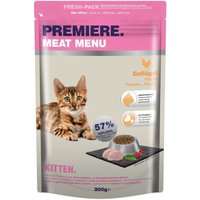 PREMIERE Meat Menu croquettes pour chaton Volaille 300 g