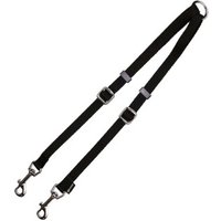 Gloria 2 Hundeleinen-Koppler Schwarz 1.6 x 35-56 cm