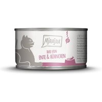 MjAMjAM nourriture humide pour chat adulte, Duo 6x100 g Poulet et canard