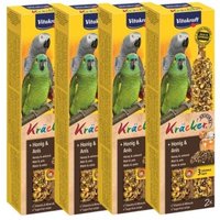 Vitakraft Papageien Kräcker 4x2er Honig und Anis