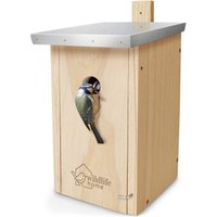 WILDLIFE HOME Nistkasten mit Metalldach 28mm Einflugloch