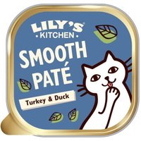 LILY'S KITCHEN Nassfutter Katze Adult Smooth Patè Ente & Truthahn 19x85 g