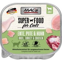MAC's Nassfutter Katze Adult Ente, Pute & Huhn 64x100 g