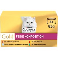 Fressnapf GOURMET Gold Feine Komposition 4x85g