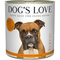 DOG'S LOVE Adult Classic 6x800g Pute mit Apfel & Zucchini