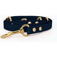 THE DOG IDEA Biothane Hundeleine Gold Navy